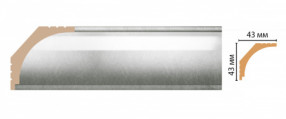 Плинтус потолочный DECOMASTER D109-375ДМ (43*43*2400мм)